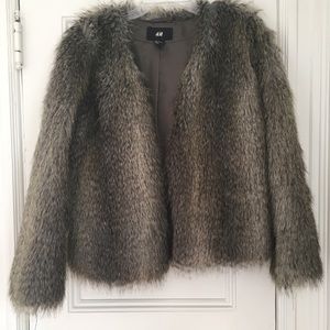 Faux Fur Short Jacket